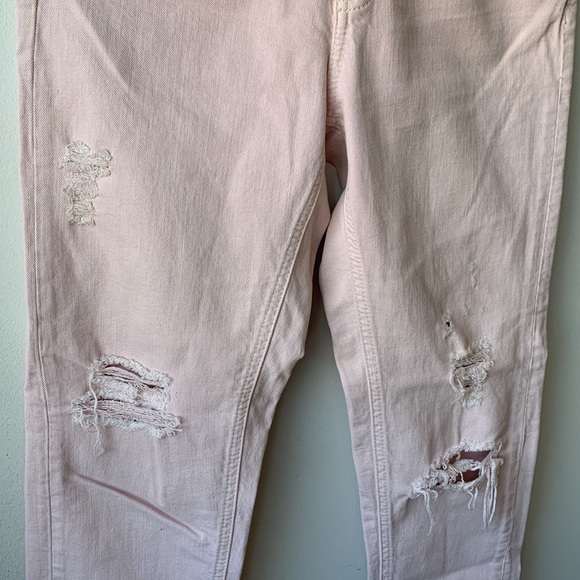 Light Pink distressed Jeans - Picture 8 of 15